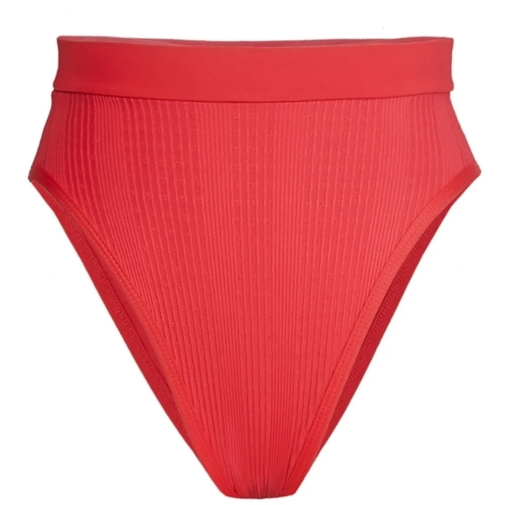 L*Space Frenchi Bikini Bottoms Lipstick Red
